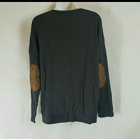 Last one Mama Bear Gray Sweatshirt elbow Patches small - Picture 3 of 7